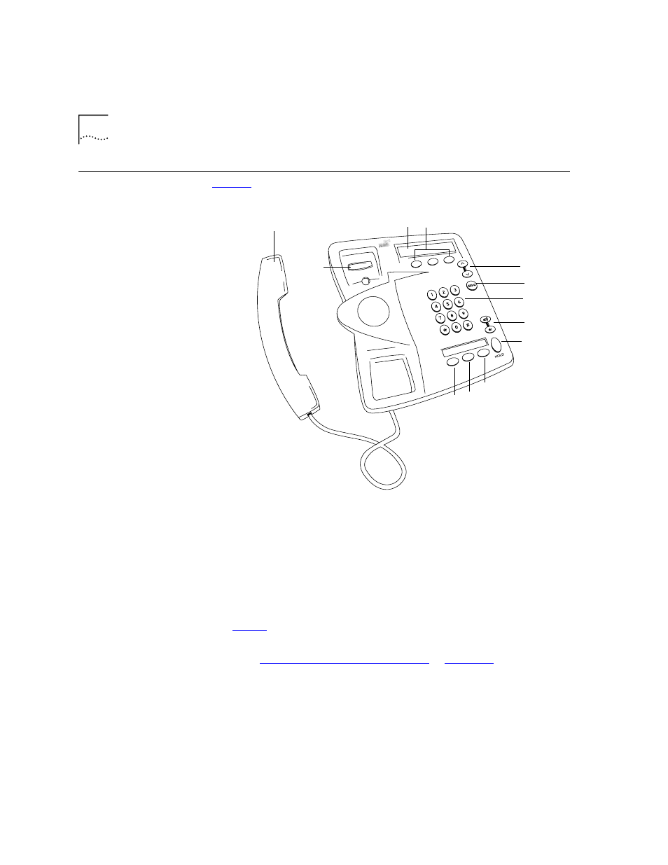 Telephone buttons and controls, Telephone buttons and controls 24 | 3Com NBX 2101 User Manual | Page 24 / 98