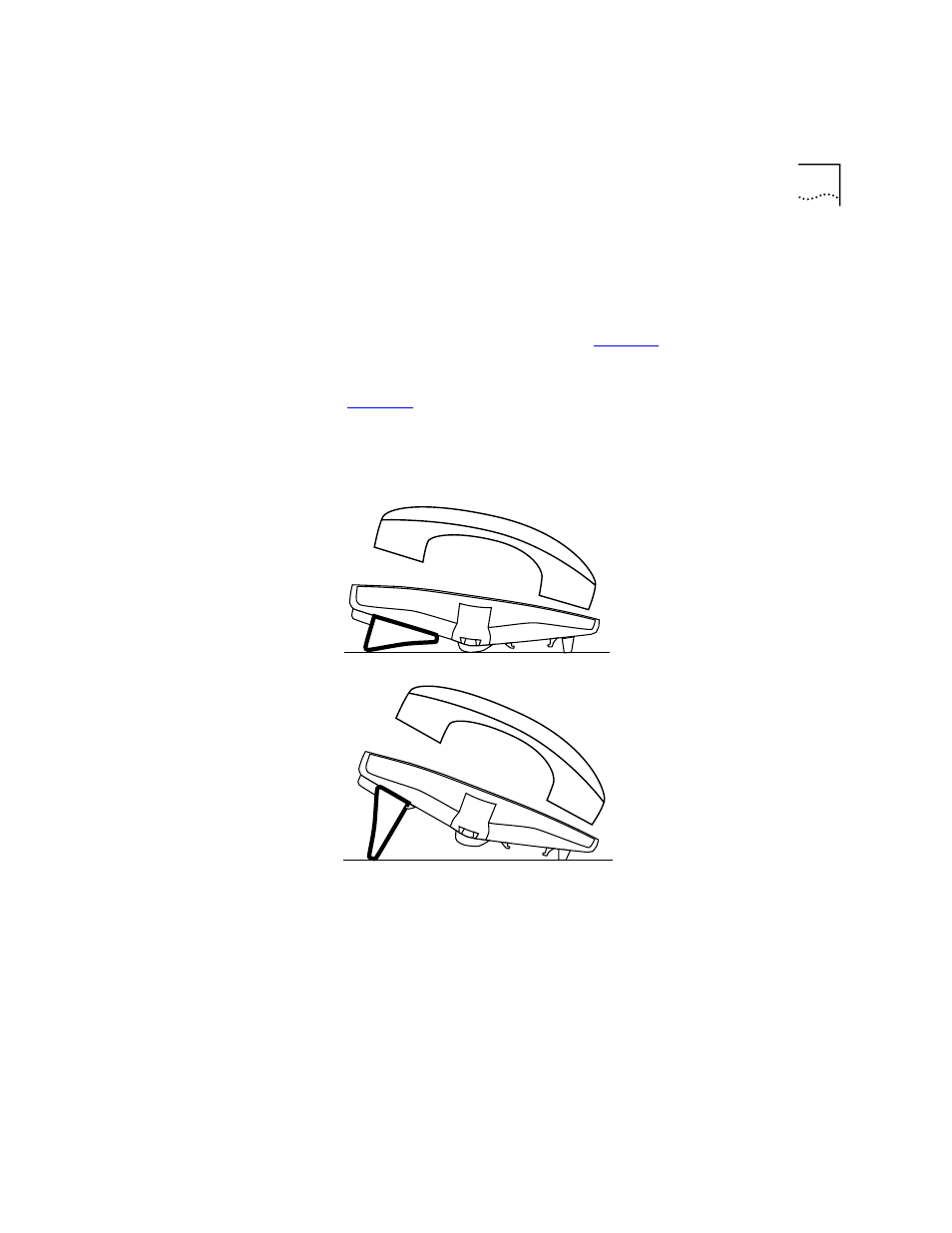 Attaching and adjusting the support bracket | 3Com NBX 2101 User Manual | Page 83 / 98