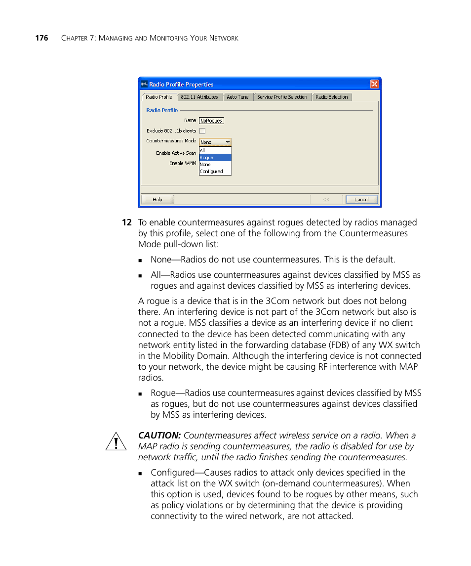 3Com Wireless LAN Controller WX2200 User Manual | Page 176 / 204