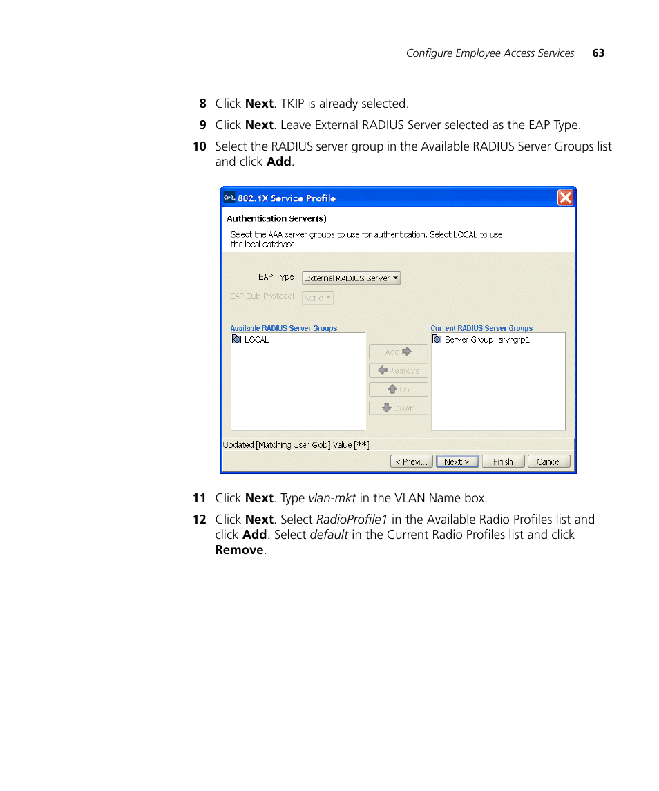 3Com Wireless LAN Controller WX2200 User Manual | Page 63 / 204