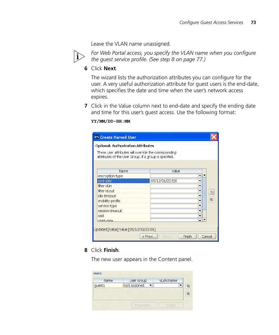 3Com Wireless LAN Controller WX2200 User Manual | Page 73 / 204
