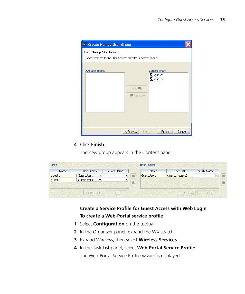 3Com Wireless LAN Controller WX2200 User Manual | Page 75 / 204