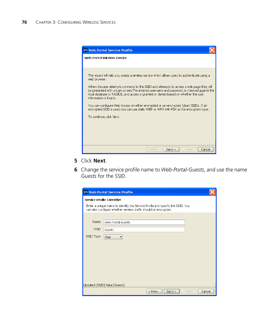 3Com Wireless LAN Controller WX2200 User Manual | Page 76 / 204