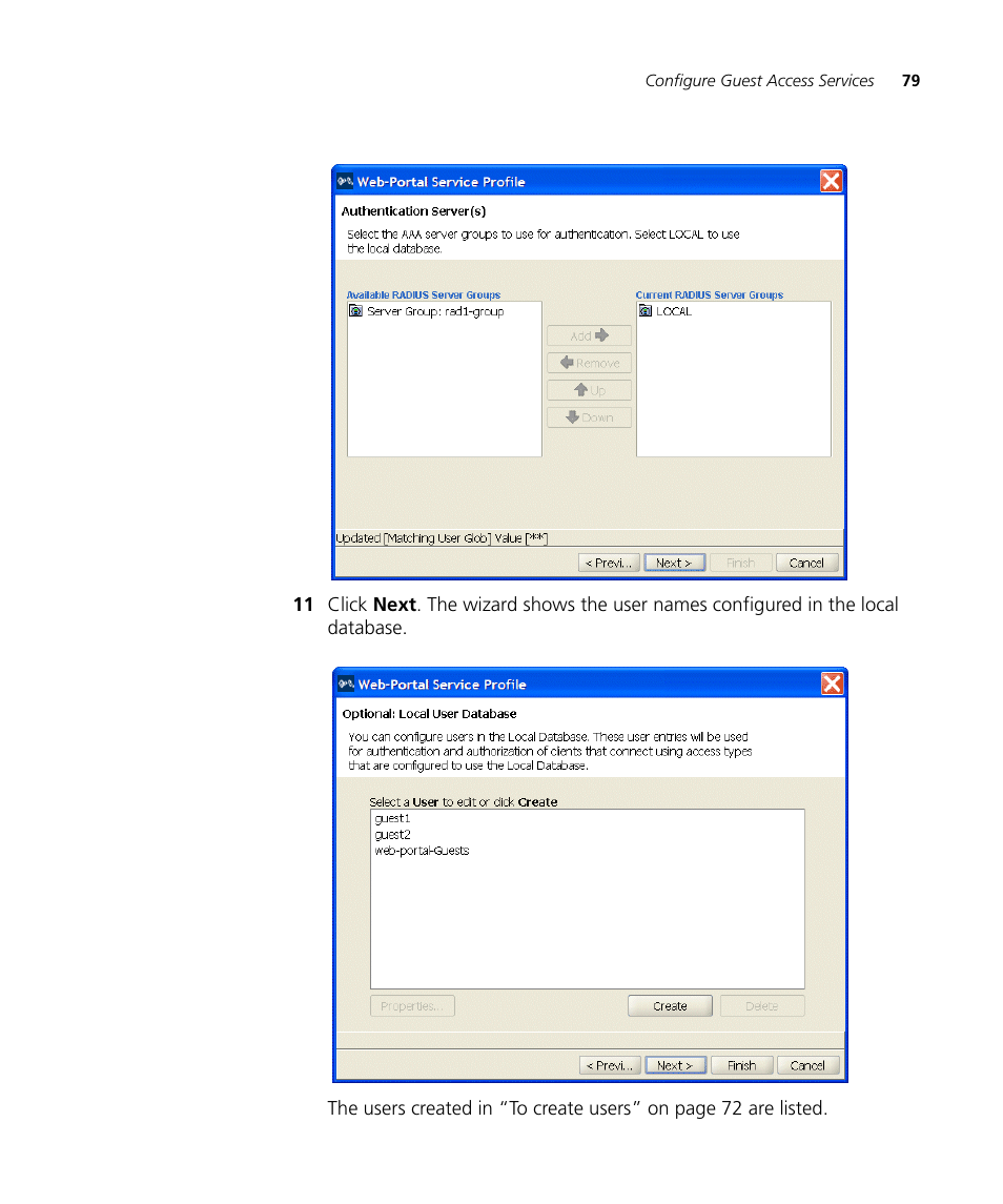 3Com Wireless LAN Controller WX2200 User Manual | Page 79 / 204
