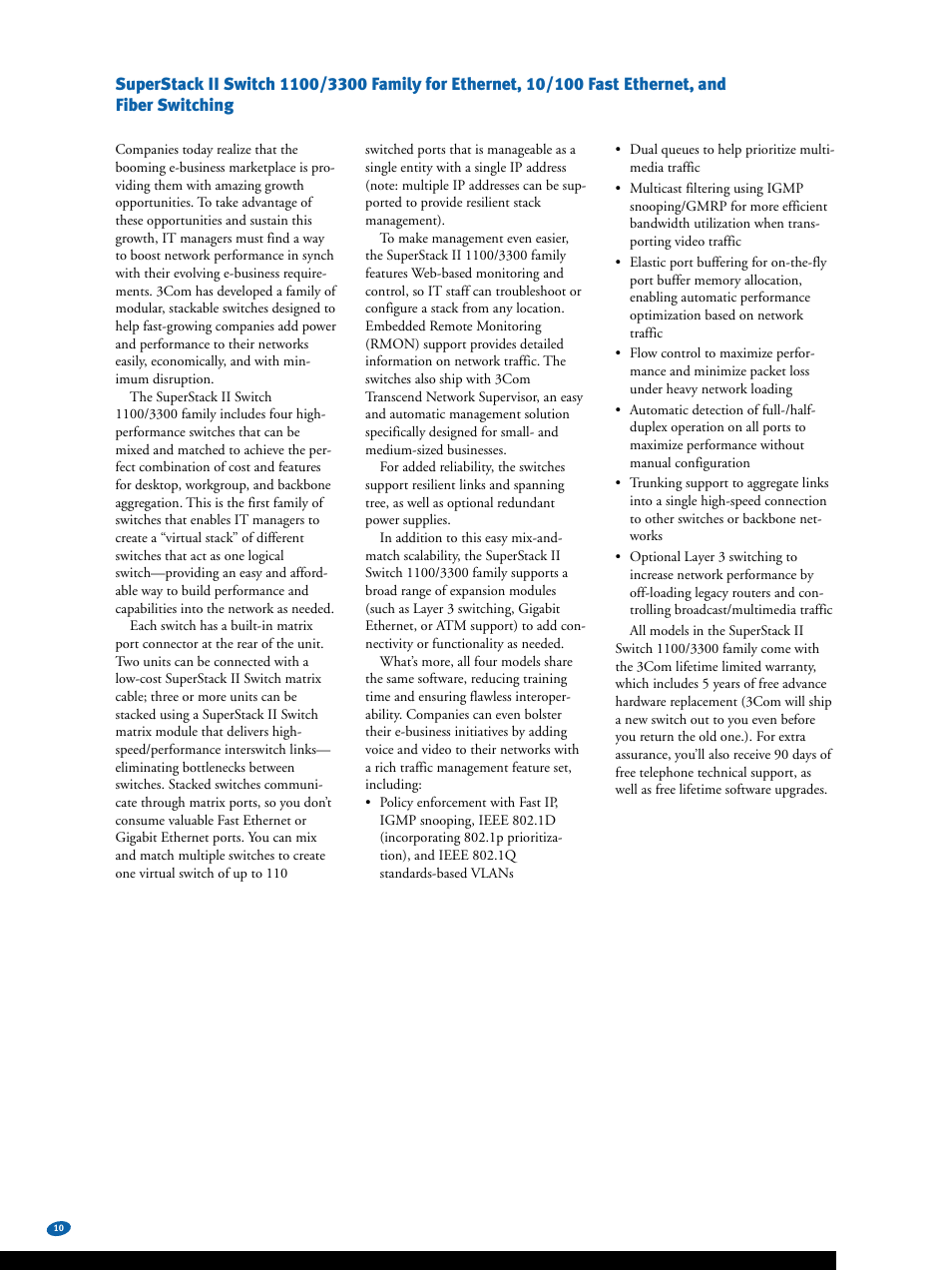 3Com Switches User Manual | Page 10 / 28