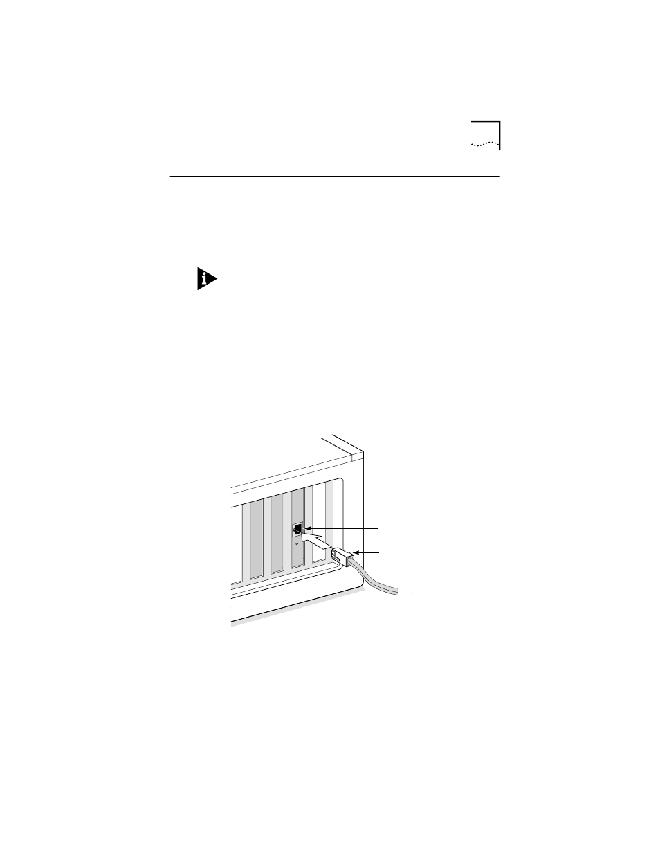 Connecting to the network, Rj-45 port, Connecting to the network 1-5 | Rj-45 port 1-5 | 3Com XL PCI 10 User Manual | Page 15 / 74