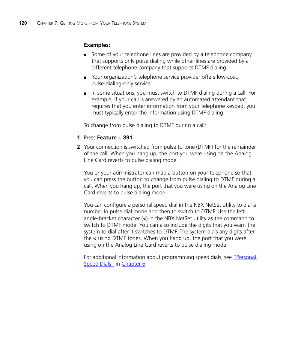3Com NBX 3101SP User Manual | Page 120 / 154