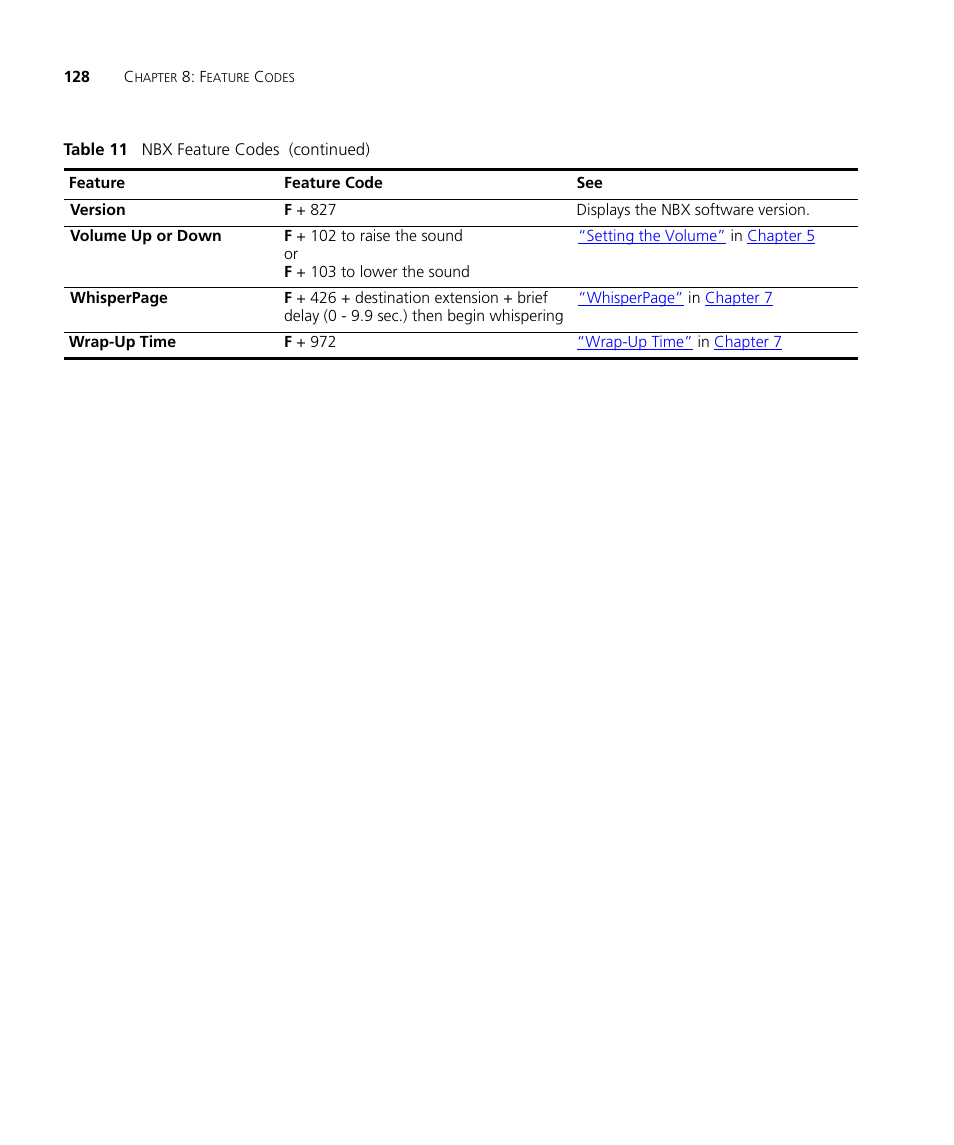 3Com NBX 3101SP User Manual | Page 128 / 154