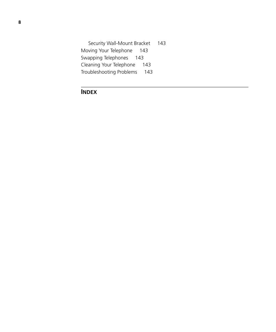 3Com NBX 3101SP User Manual | Page 8 / 154