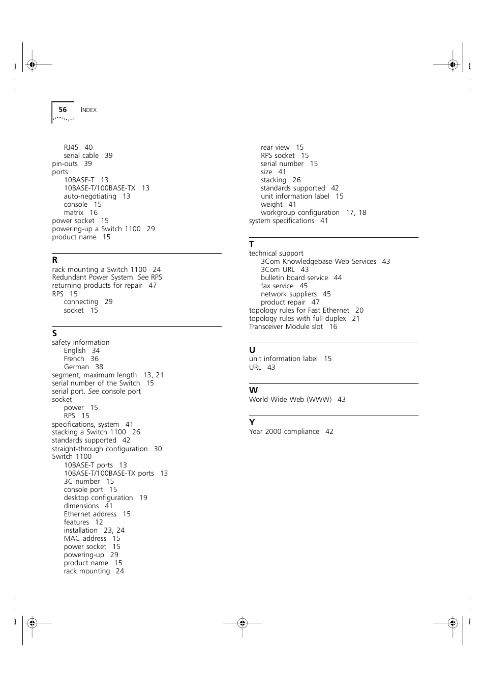 3Com 3C16951 User Manual | Page 56 / 60