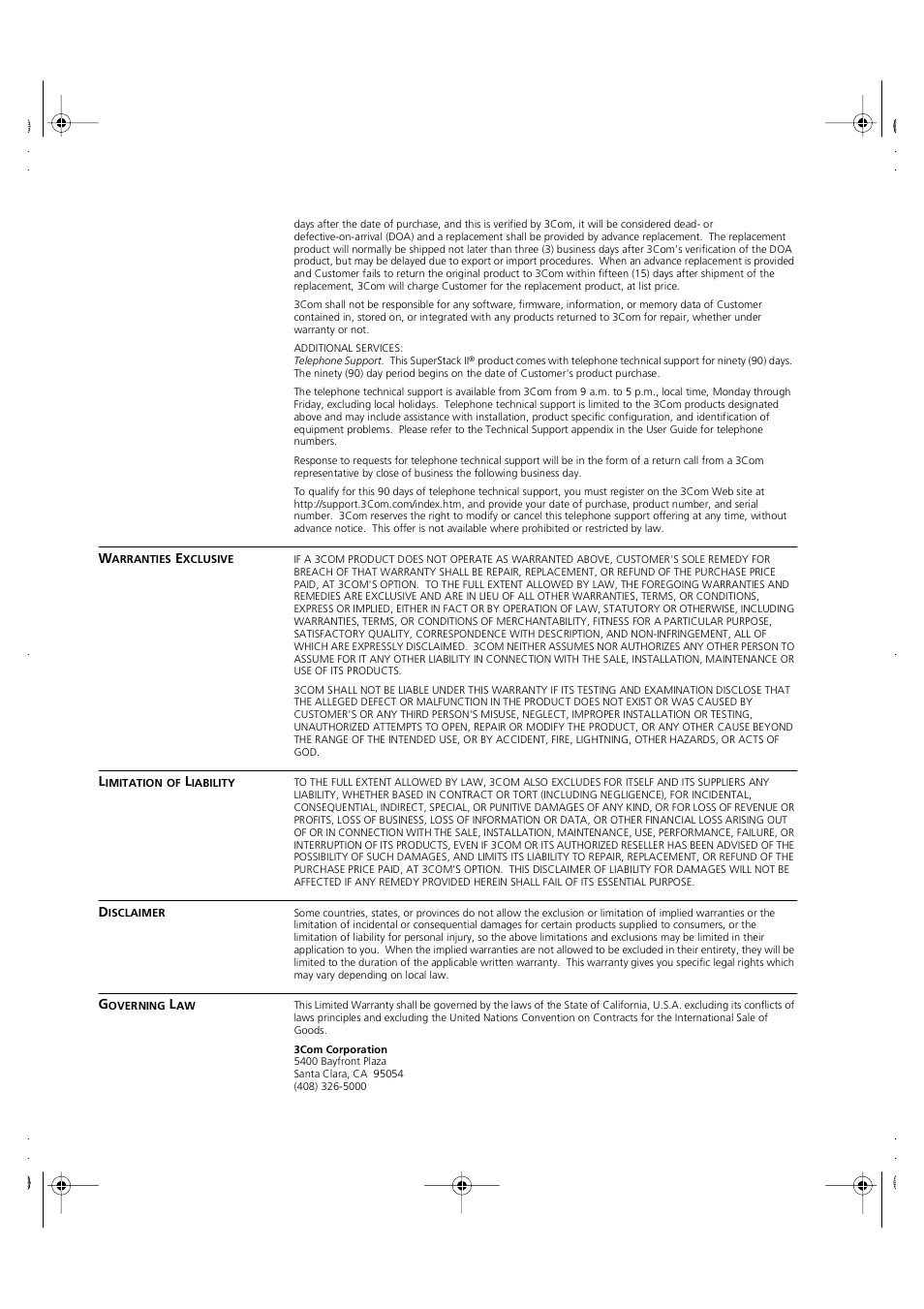 3Com 3C16951 User Manual | Page 58 / 60