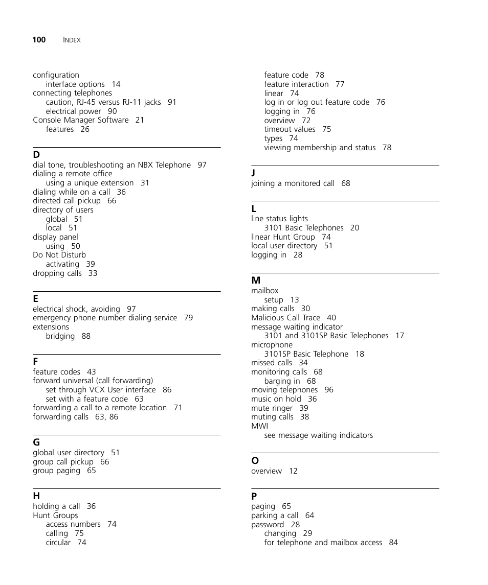 3Com V7000 User Manual | Page 100 / 102