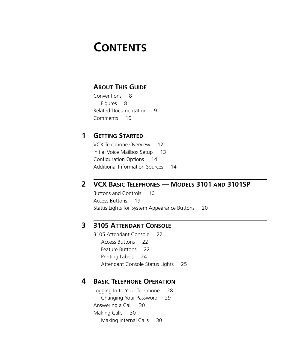 Ontents | 3Com V7000 User Manual | Page 3 / 102