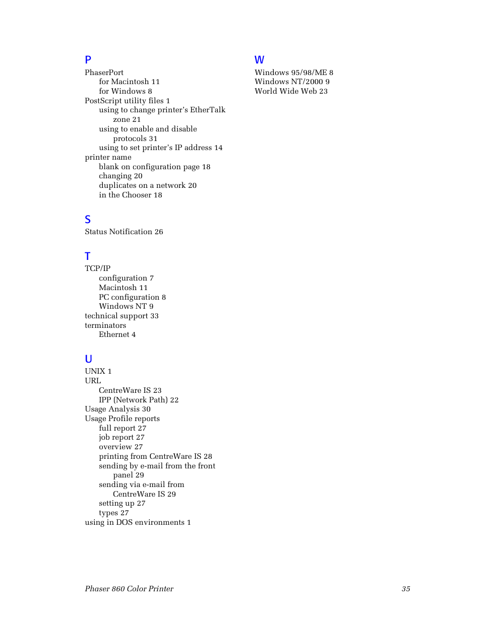 Xerox Phaser 860 User Manual | Page 41 / 42