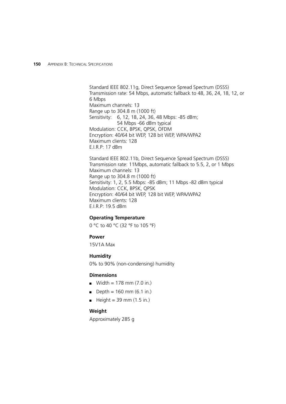 3Com WL-603 User Manual | Page 152 / 182