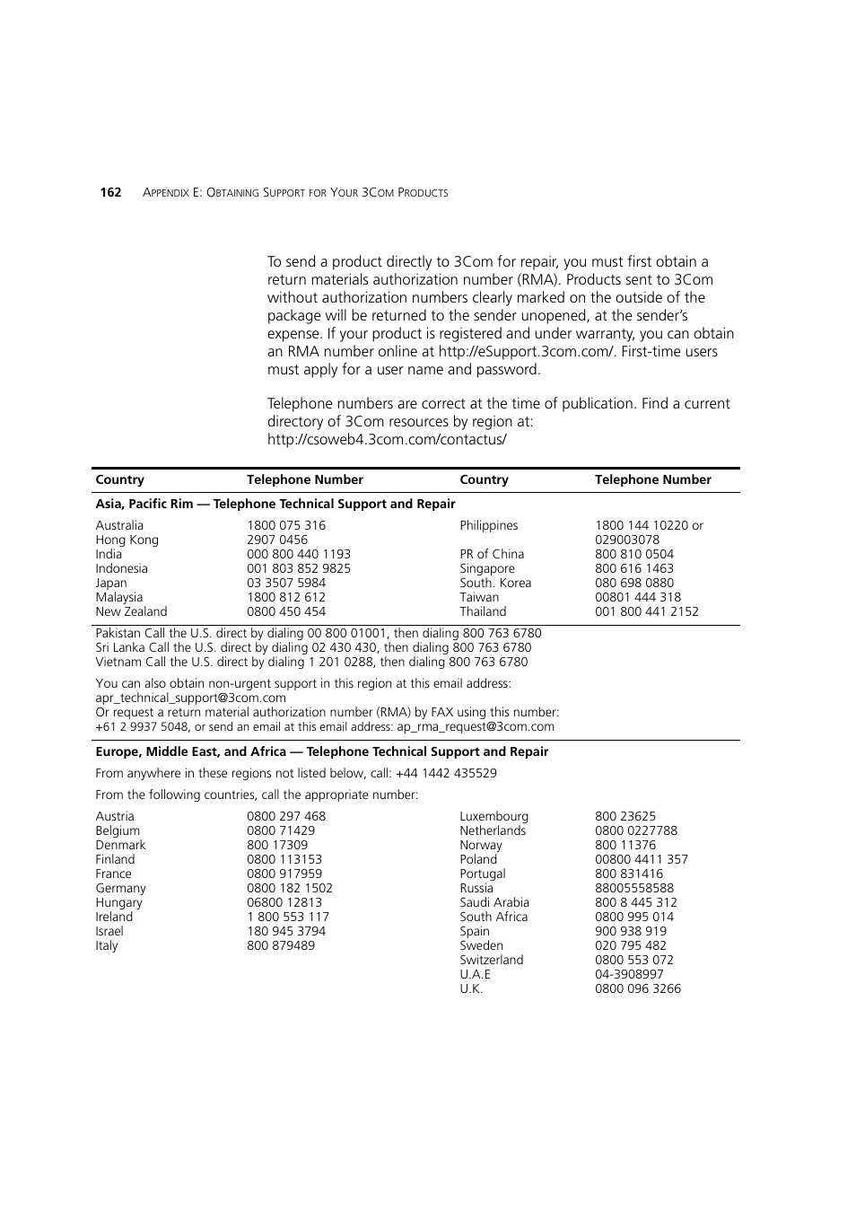 3Com WL-603 User Manual | Page 164 / 182