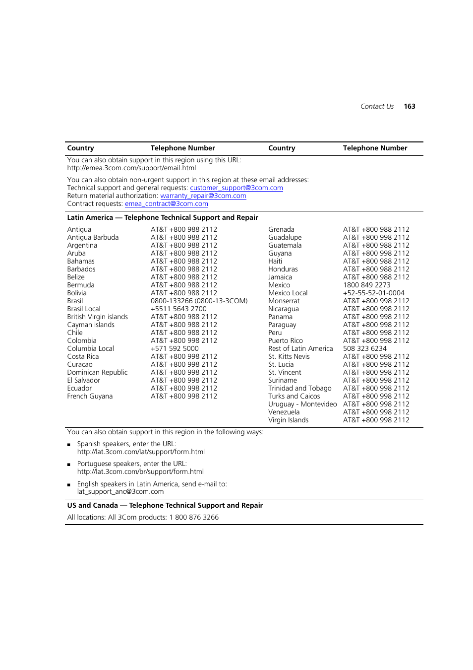 3Com WL-603 User Manual | Page 165 / 182