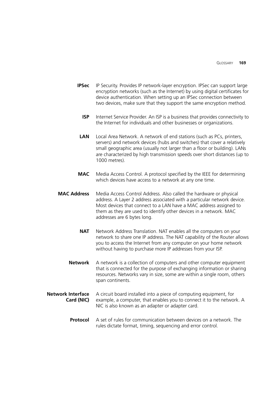 3Com WL-603 User Manual | Page 171 / 182