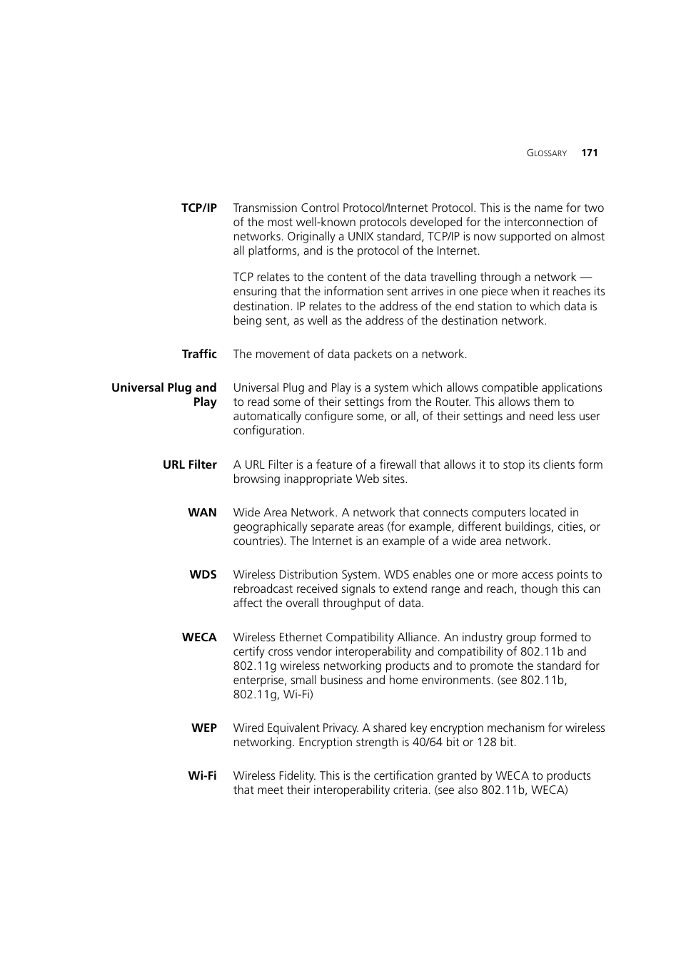 3Com WL-603 User Manual | Page 173 / 182