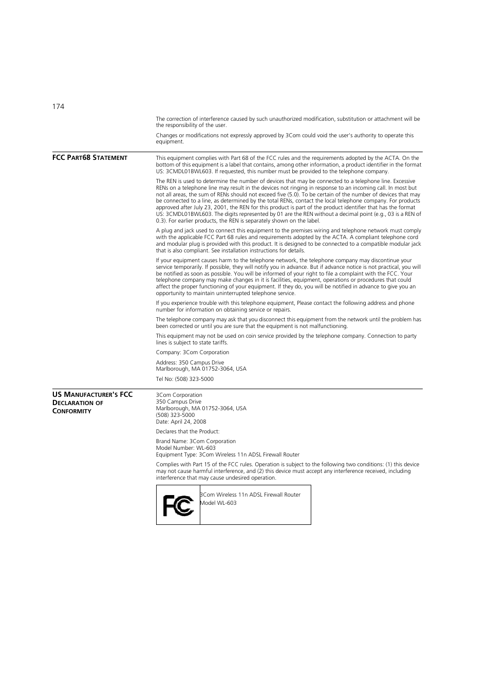 3Com WL-603 User Manual | Page 176 / 182