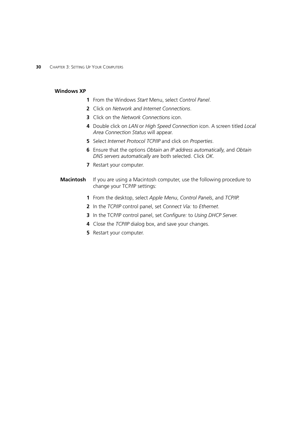 Windows xp, Macintosh | 3Com WL-603 User Manual | Page 32 / 182