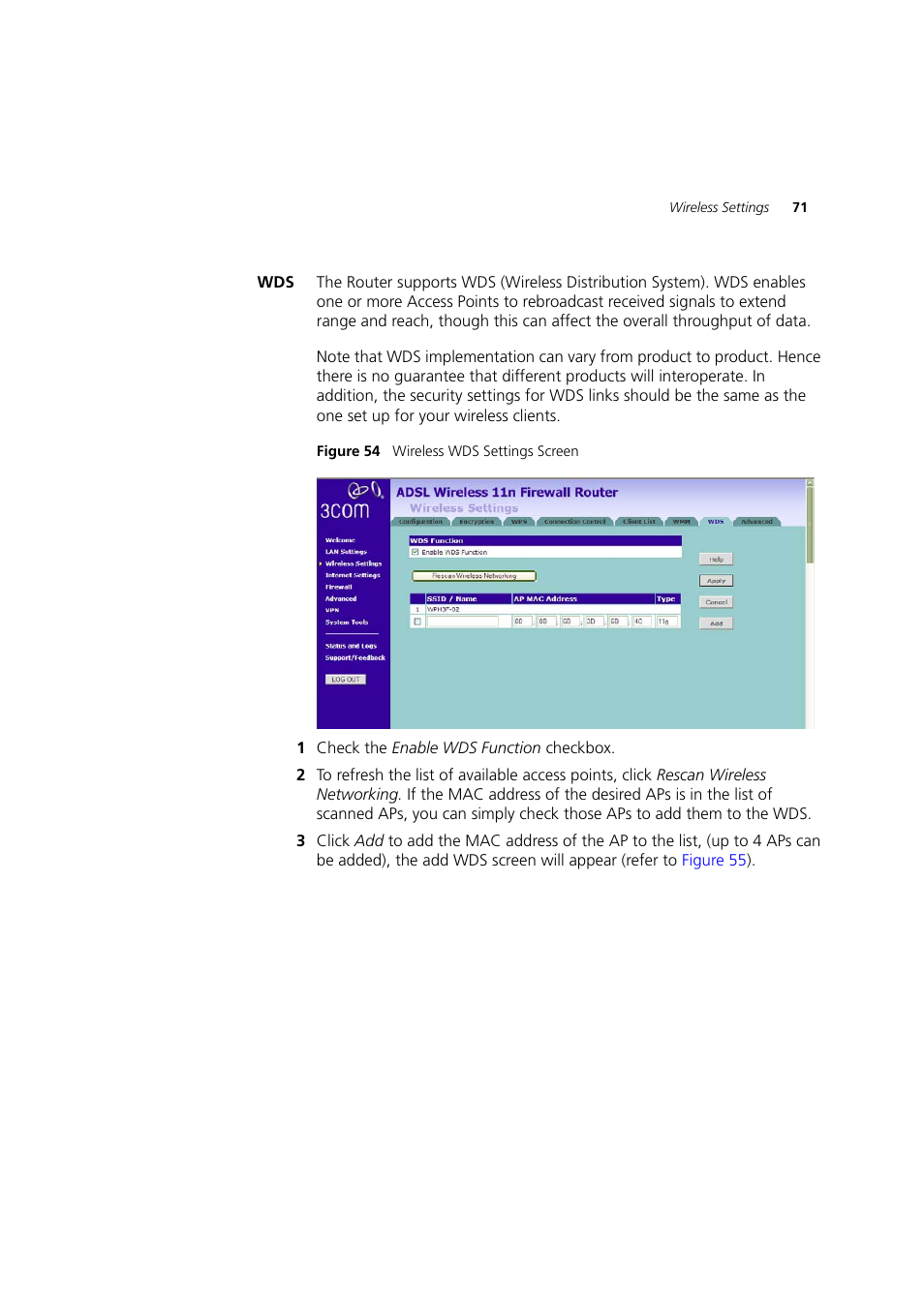 3Com WL-603 User Manual | Page 73 / 182