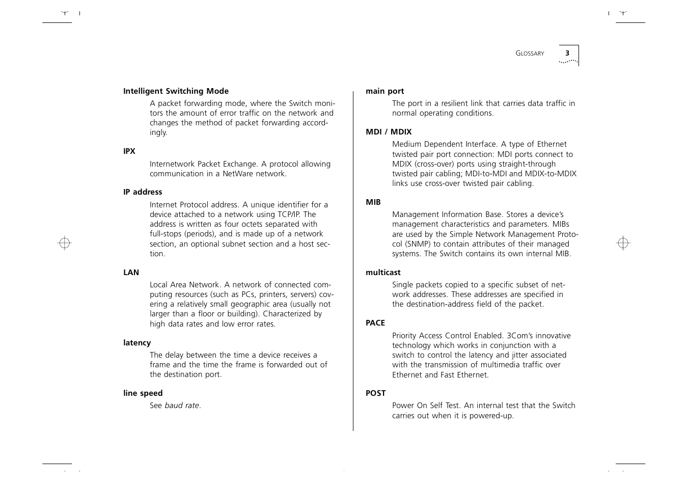 3Com 1000 User Manual | Page 141 / 152