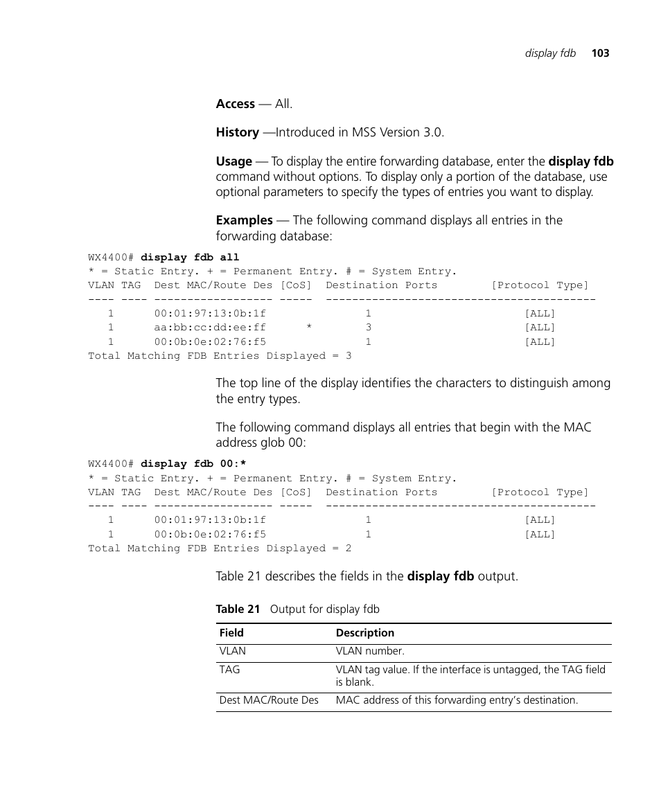 3Com Wireless LAN WX1200 User Manual | Page 103 / 646