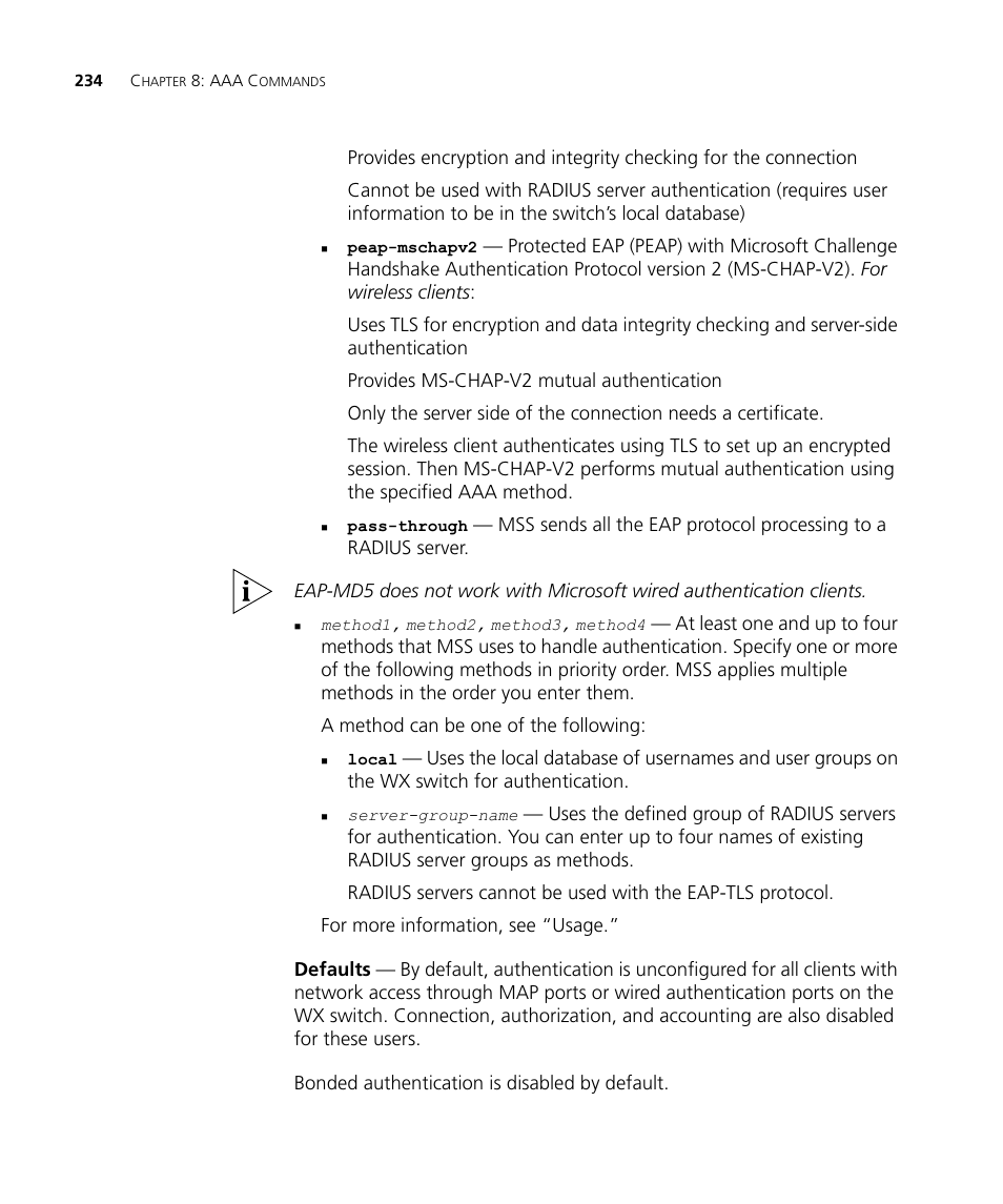 3Com Wireless LAN WX1200 User Manual | Page 234 / 646