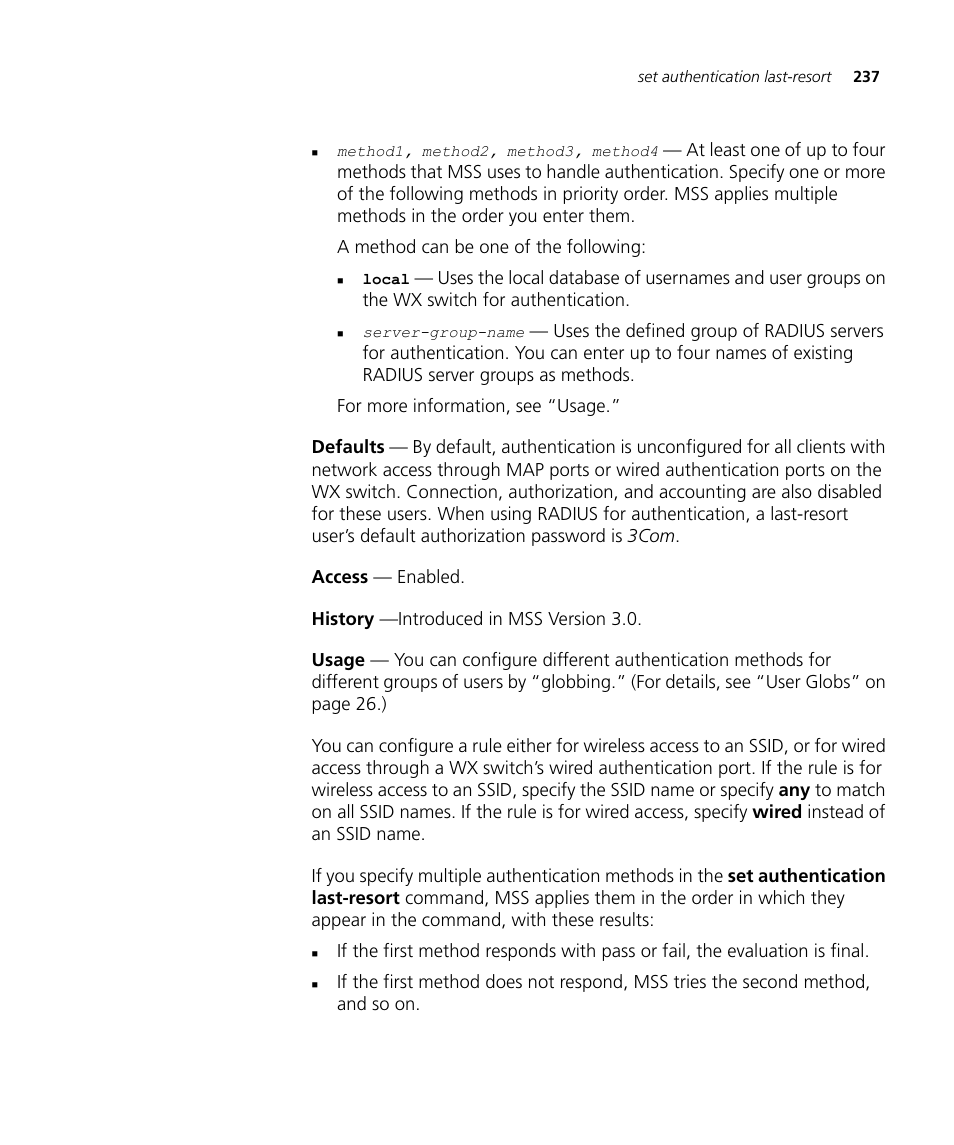 3Com Wireless LAN WX1200 User Manual | Page 237 / 646