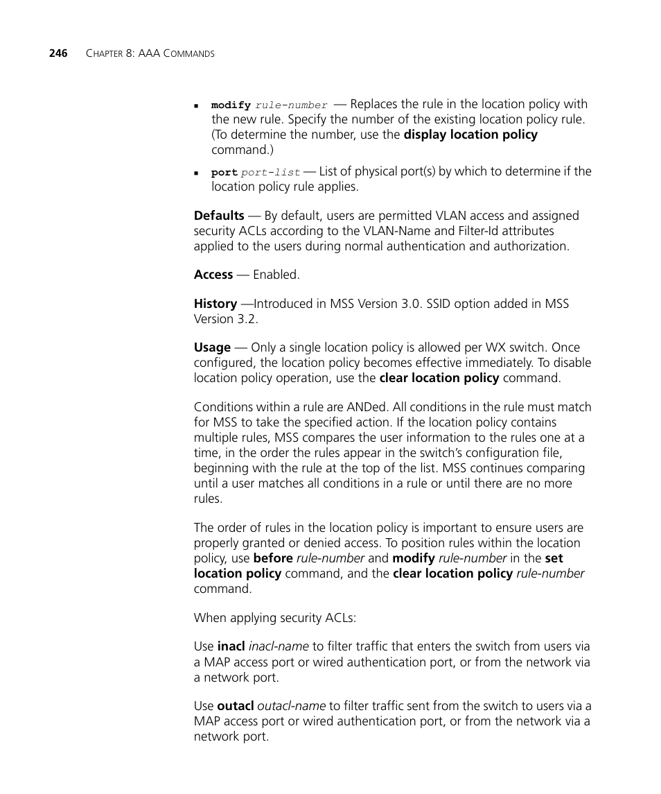 3Com Wireless LAN WX1200 User Manual | Page 246 / 646