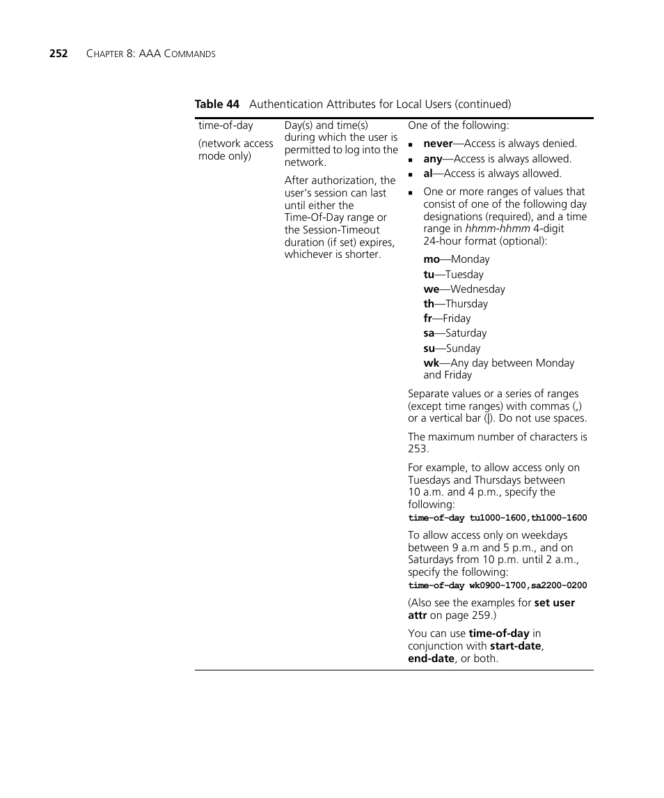 3Com Wireless LAN WX1200 User Manual | Page 252 / 646