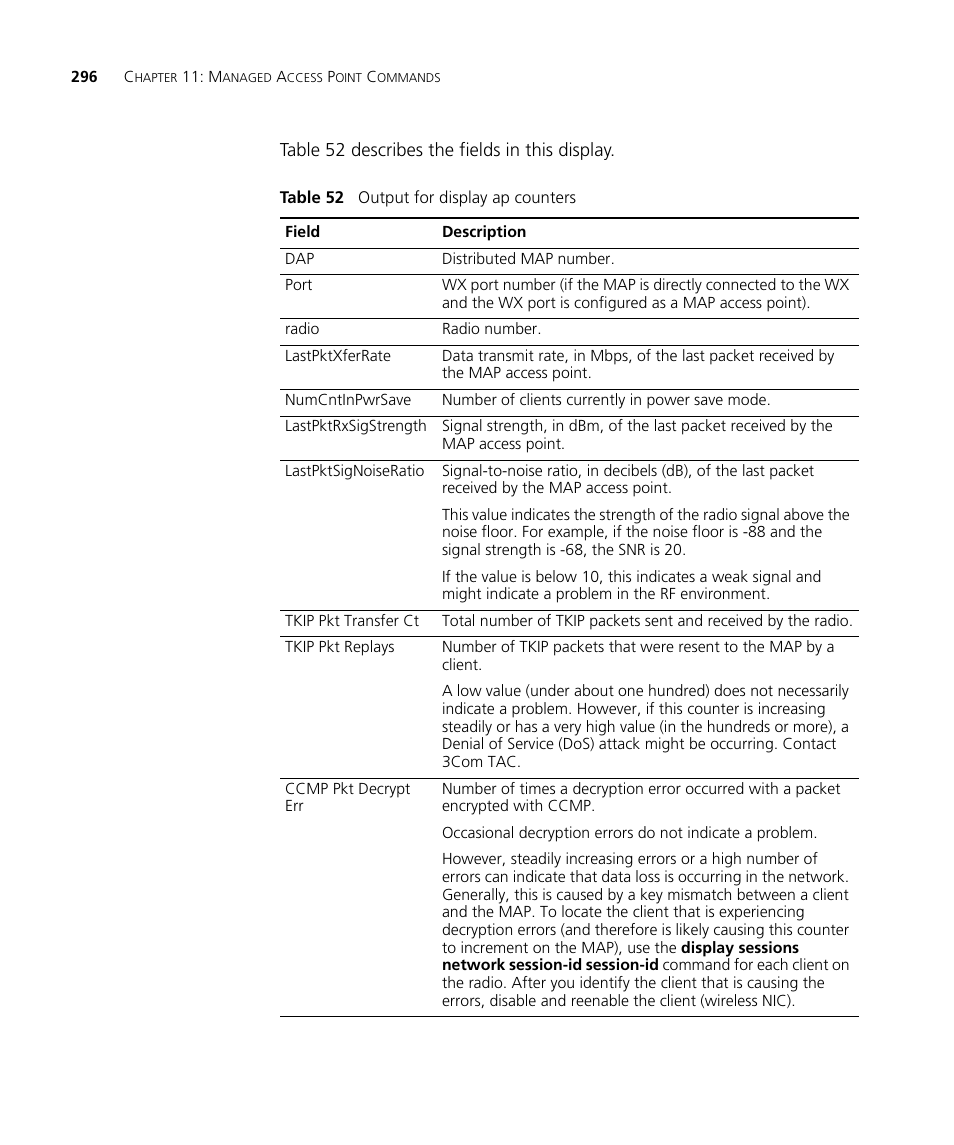 3Com Wireless LAN WX1200 User Manual | Page 296 / 646