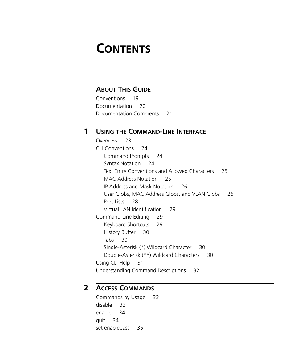 Ontents | 3Com Wireless LAN WX1200 User Manual | Page 3 / 646