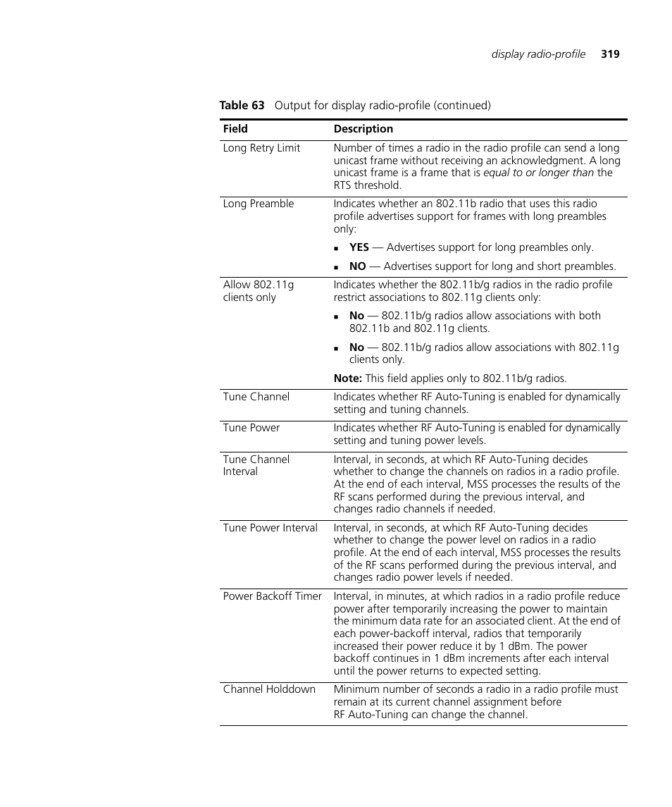 3Com Wireless LAN WX1200 User Manual | Page 319 / 646