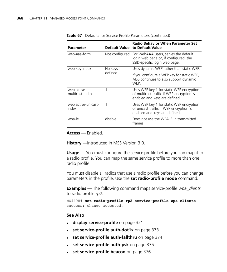 3Com Wireless LAN WX1200 User Manual | Page 368 / 646