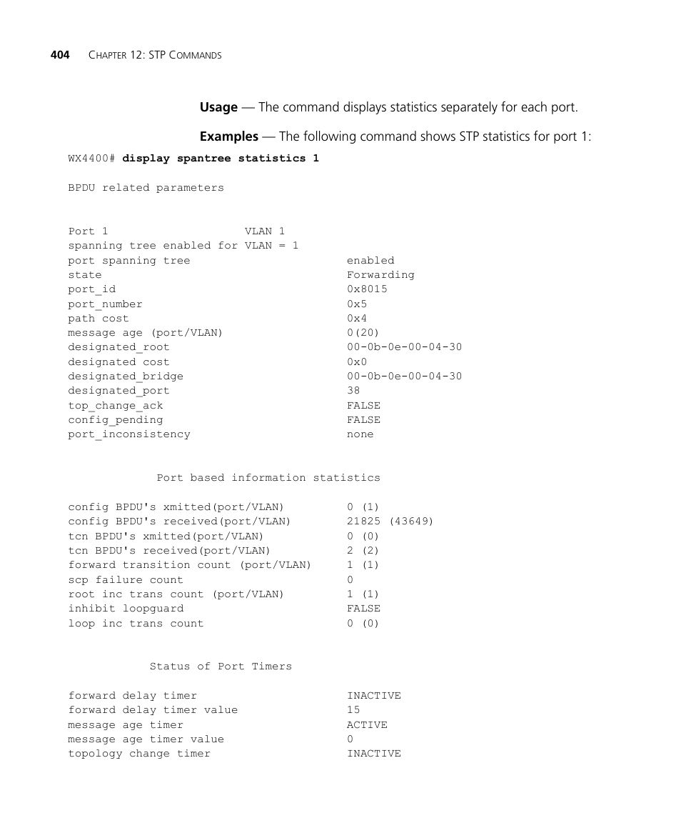 3Com Wireless LAN WX1200 User Manual | Page 404 / 646