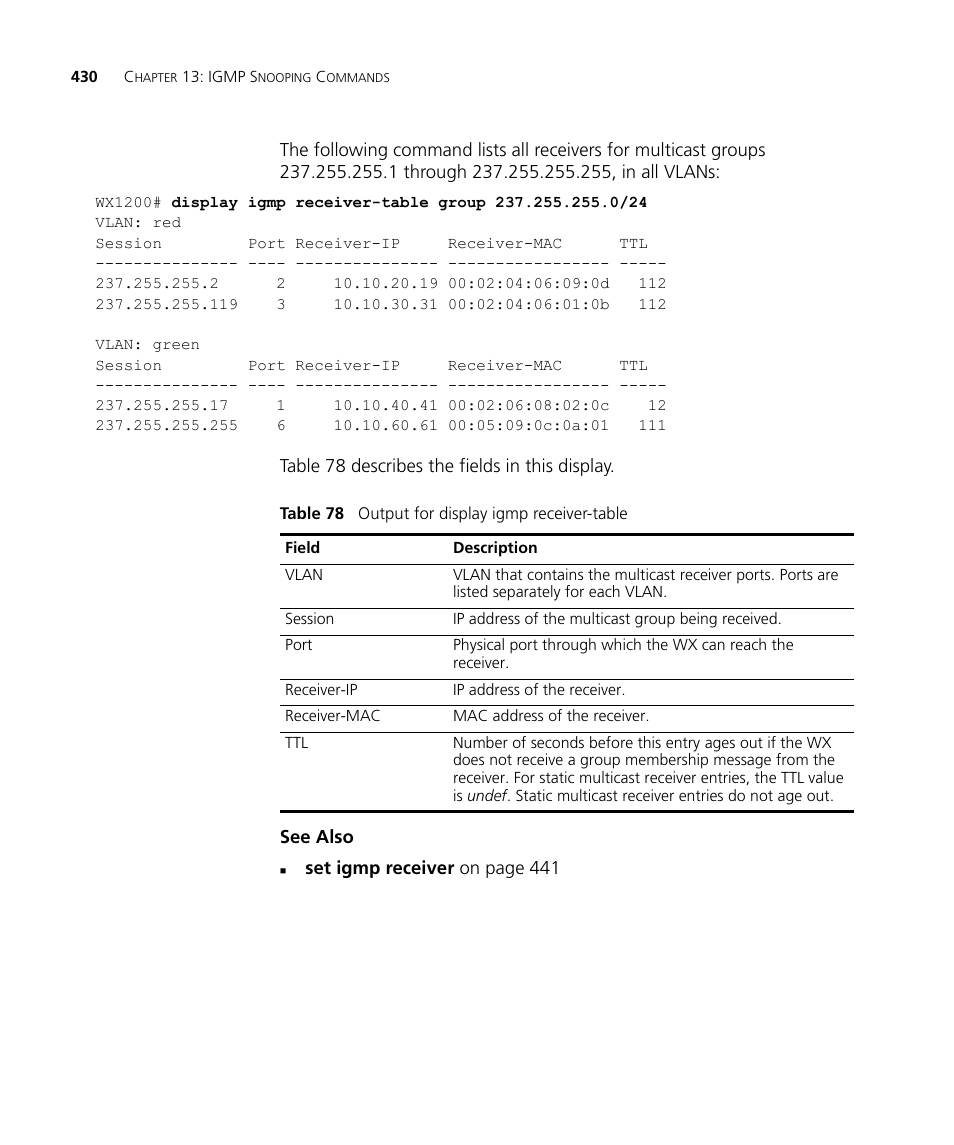 3Com Wireless LAN WX1200 User Manual | Page 430 / 646