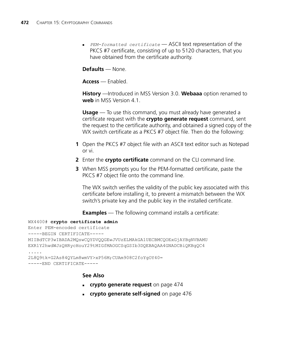 3Com Wireless LAN WX1200 User Manual | Page 472 / 646