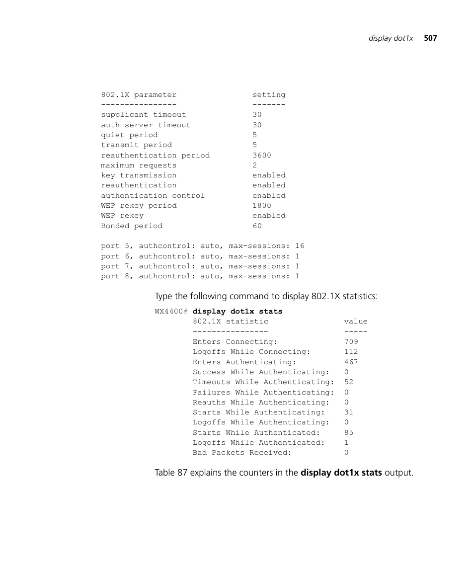 3Com Wireless LAN WX1200 User Manual | Page 507 / 646