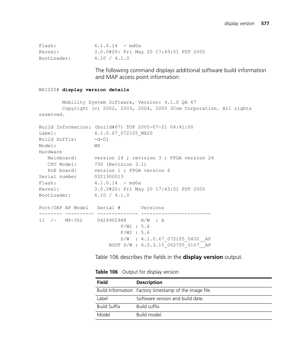 3Com Wireless LAN WX1200 User Manual | Page 577 / 646