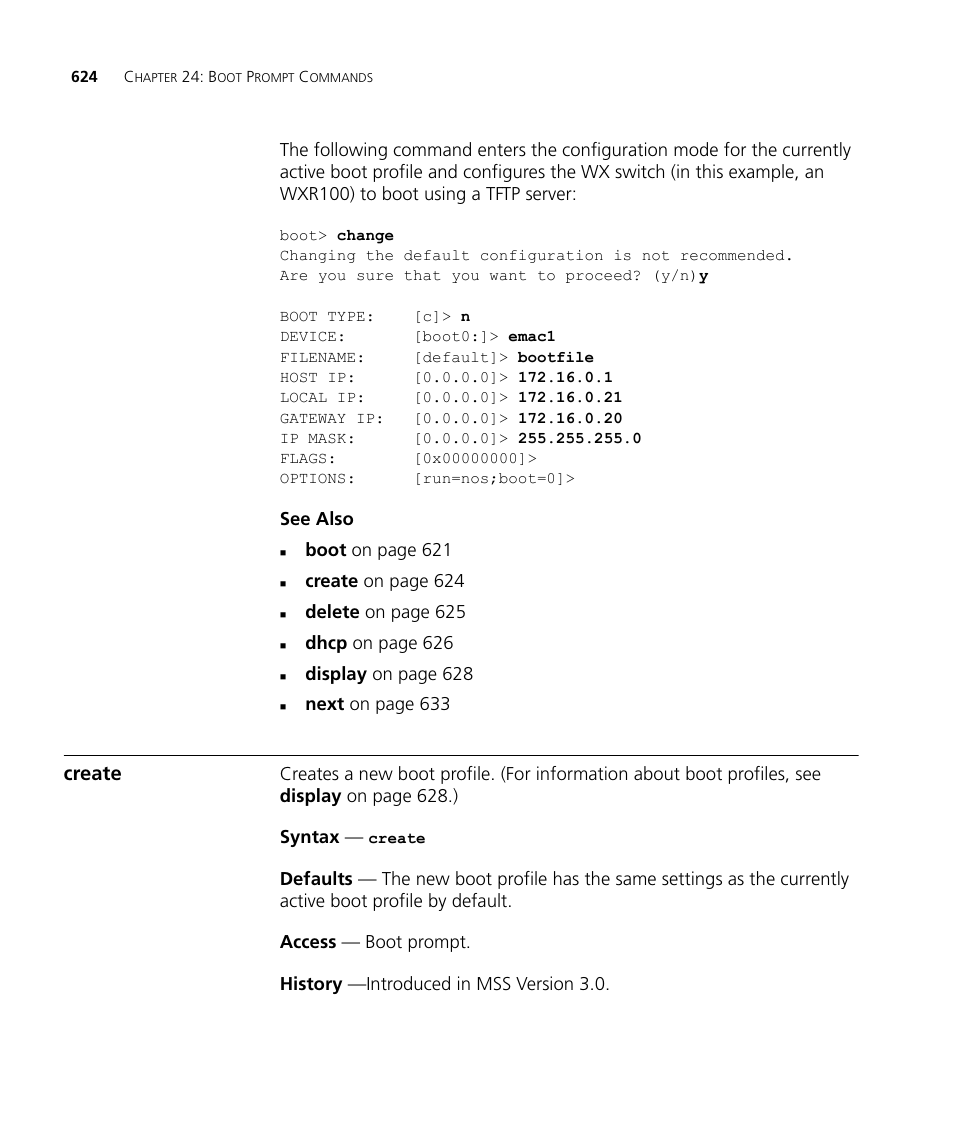 Create | 3Com Wireless LAN WX1200 User Manual | Page 624 / 646