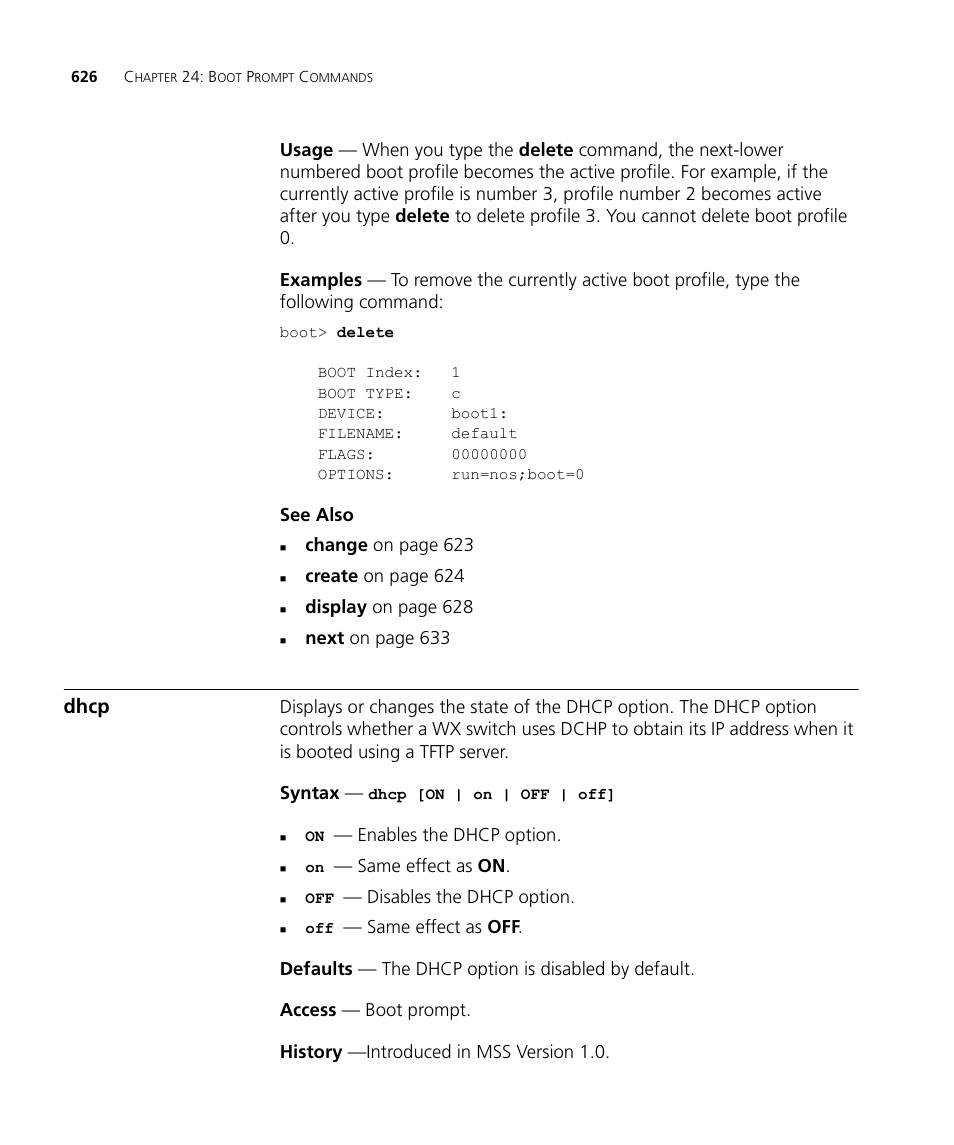 Dhcp | 3Com Wireless LAN WX1200 User Manual | Page 626 / 646