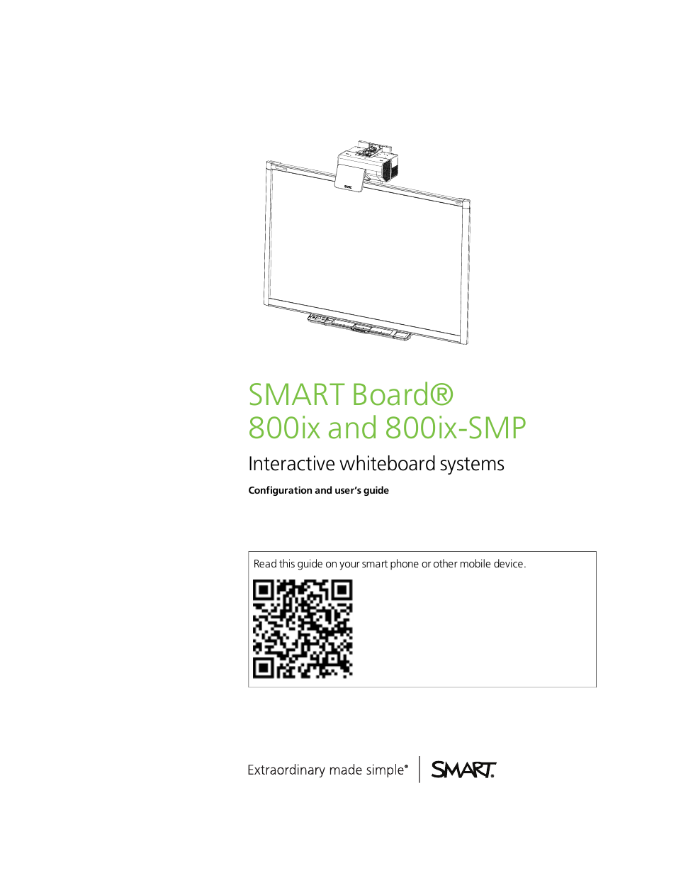 Smart Technologies 800ix-SMP User Manual | 100 pages