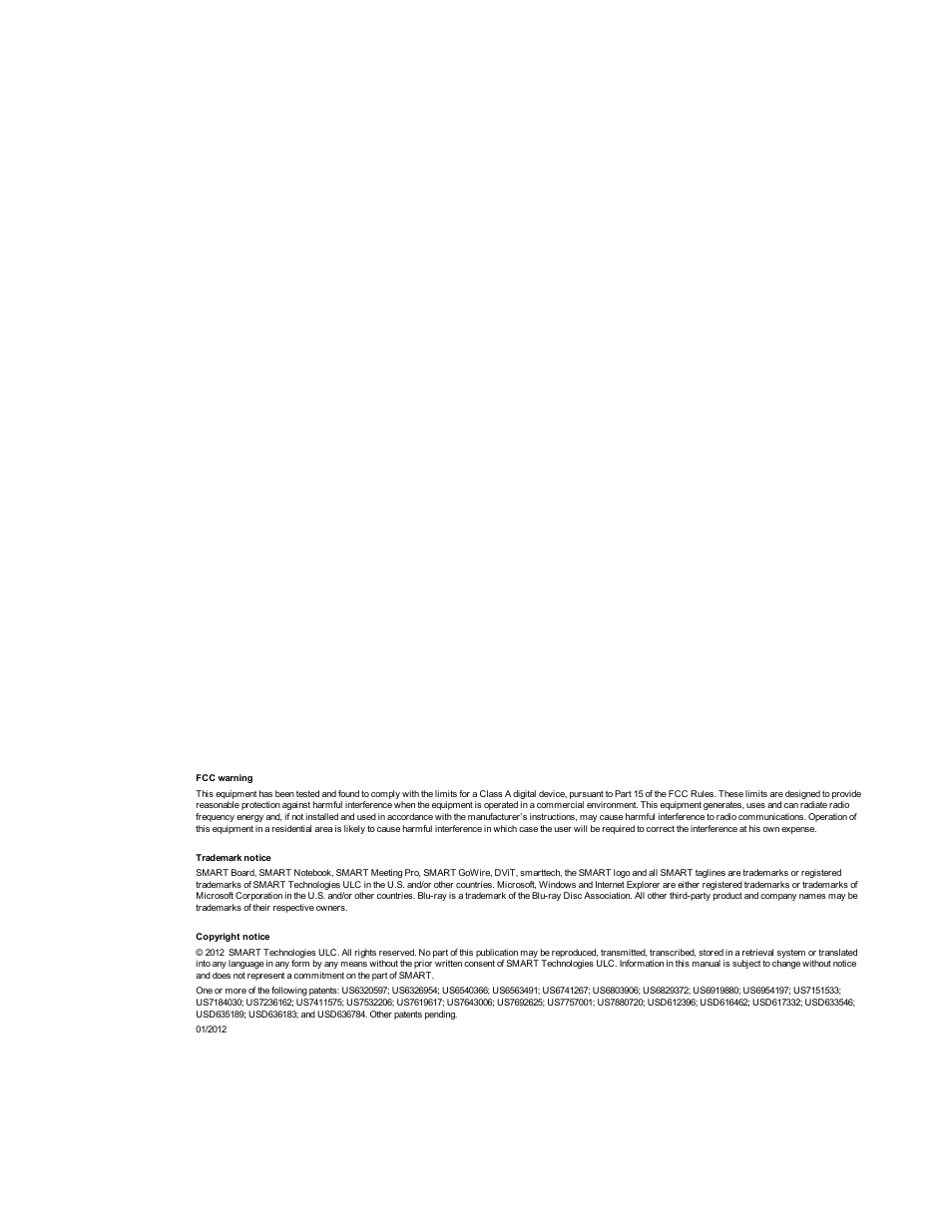 Smart Technologies 800ix-SMP User Manual | Page 2 / 100