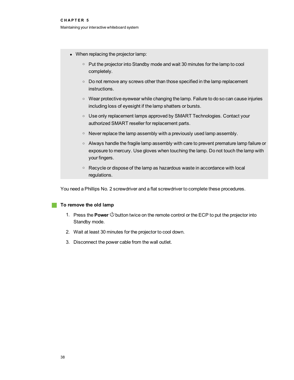 Smart Technologies 800ix-SMP User Manual | Page 48 / 100
