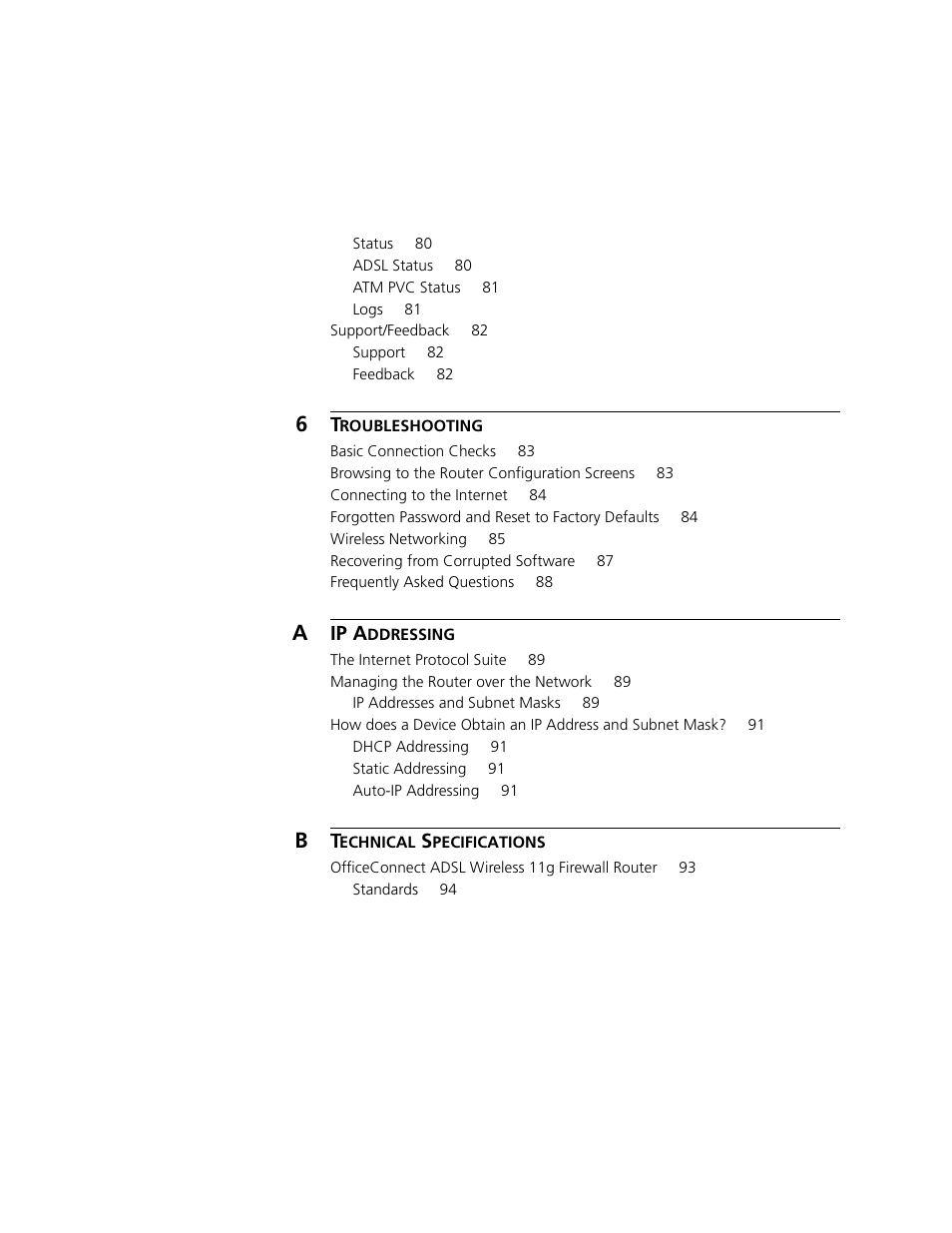 Ip a | 3Com WL-542 User Manual | Page 5 / 124