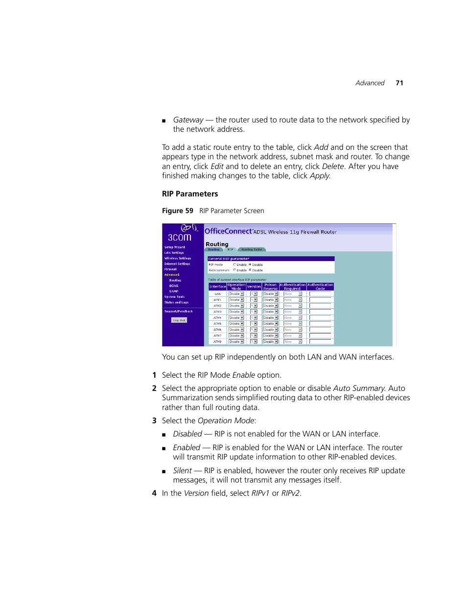 3Com WL-542 User Manual | Page 73 / 124