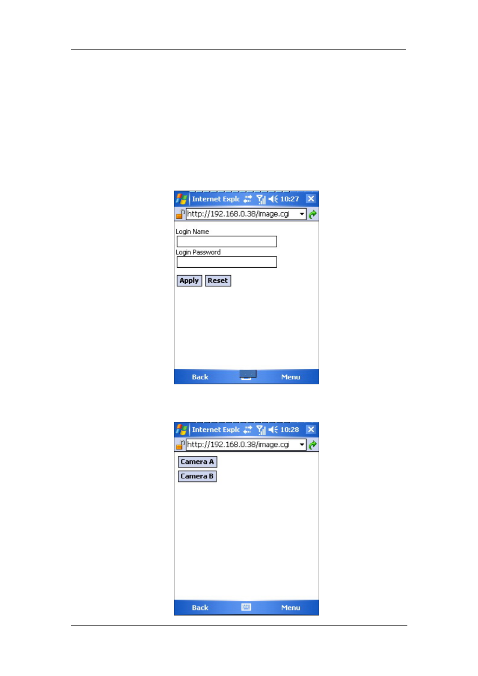 Chapter 4: view images using pda / ppc / mobile | 3Com iCV-01a User Manual | Page 49 / 103