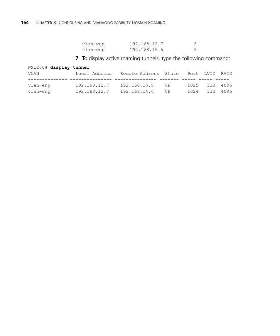 3Com WX4400 3CRWX440095A User Manual | Page 164 / 728
